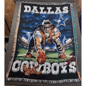 Vintage Northwest Company NFL Football Dallas Cowboys Tapestry Throw Blanket